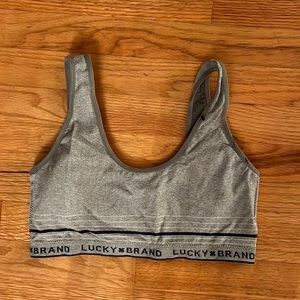 Lucky Brand size L gray bra never worn